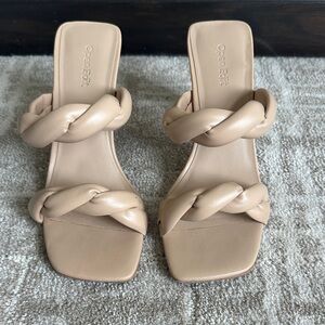 Women's Tan Braided Sandals
